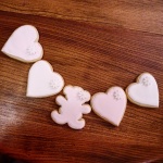 Sugar Cookies for my beautiful niece all pretty in pink and white royal icing